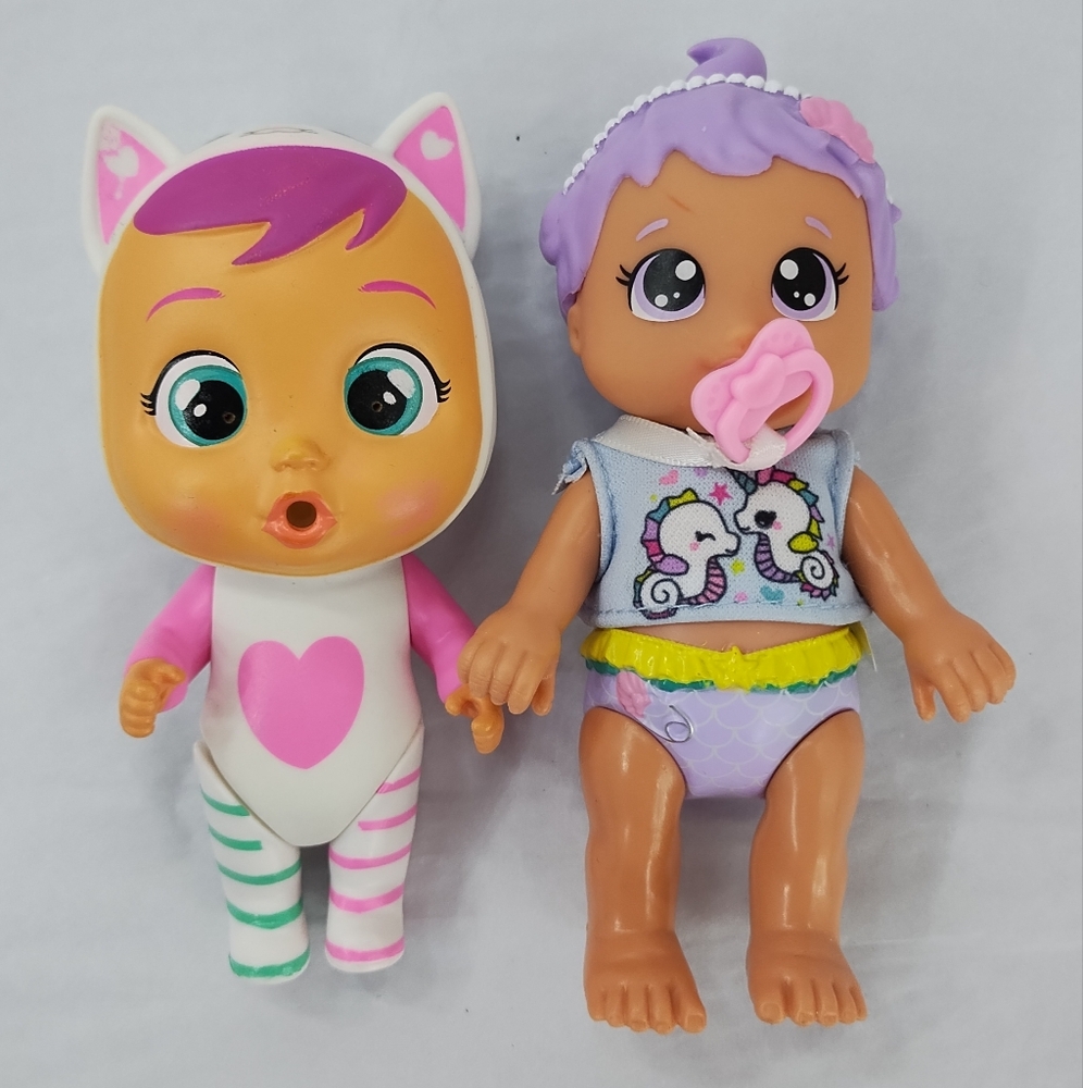 Two Dolls Crybabies Baby Doll and My Sweet Love Doll